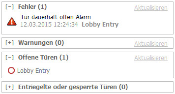 sichtbar am rechten Rand - Startseite