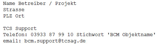 Hier die Textvorlage