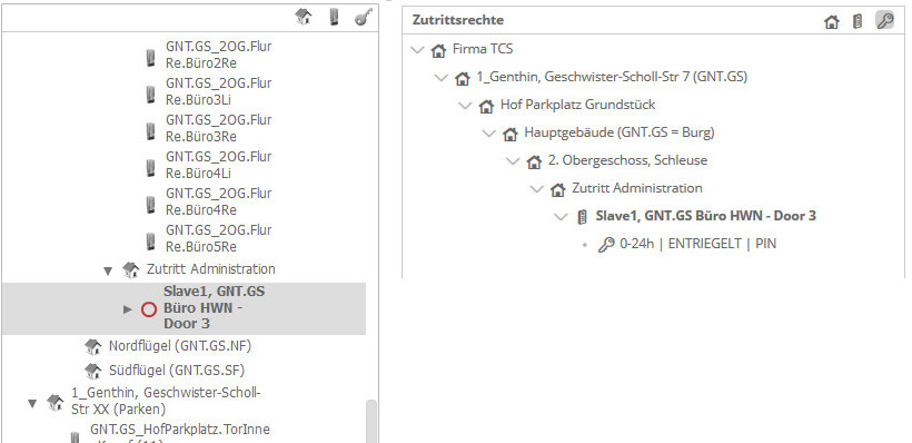 Links: Flash Konfigurator<br />Rechts: Anwendungsmanager