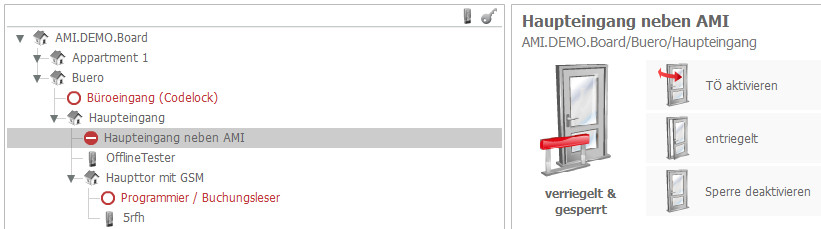 die hier rot dargestellten Leser sind &quot;offline&quot;, also definiert aber nicht angeschlossen.